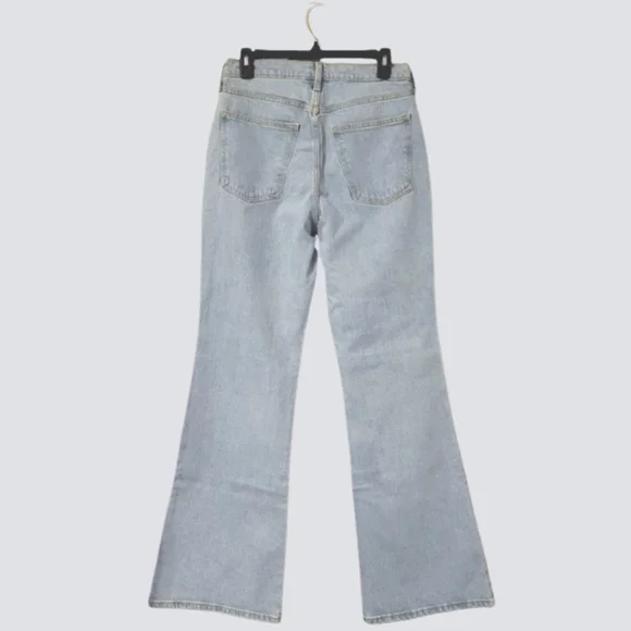 Universal Thread Womens High Rise Flare Light Wash Denim Cotton Jeans. Size 8 - Picture 3 of 8